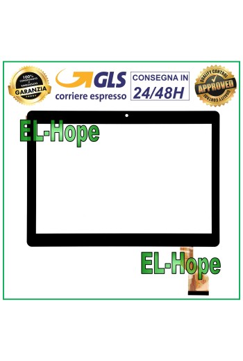 PANTALLA TÁCTIL CRISTAL TABLET MEDIATEK MEBERRY M6 MJK-1102 DIGITALIZADOR ORIGINAL NEGRO