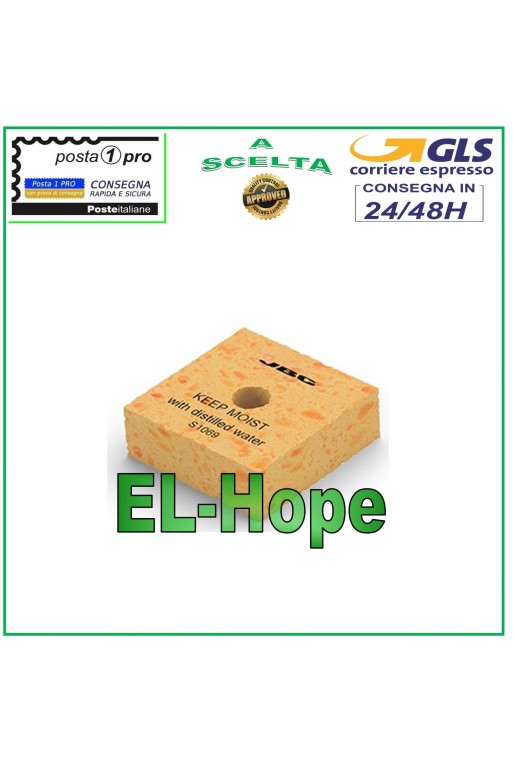 JBC S1069 46 X 46 ESPONJA ESPONJA PARA LIMPIAR LA PUNTA DEL SOLDADOR