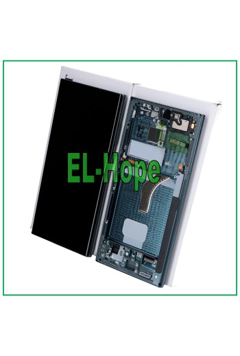 MARCO ORIGINAL PANTALLA LCD SAMSUNG GALAXY S22 ULTRA SM-S908 TÁCTIL VERDE VERDE