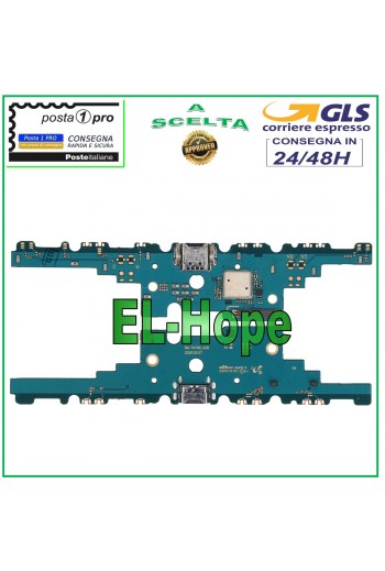 Conector de carga Samsung Galaxy SM-T976B Tab S7+ 5G 12.4 PCB Base de carga