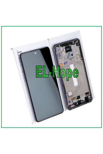 PANTALLA LCD TÁCTIL 100% ORIGINAL SAMSUNG GALAXY A52 SM A525F A526B MARCO MORADO