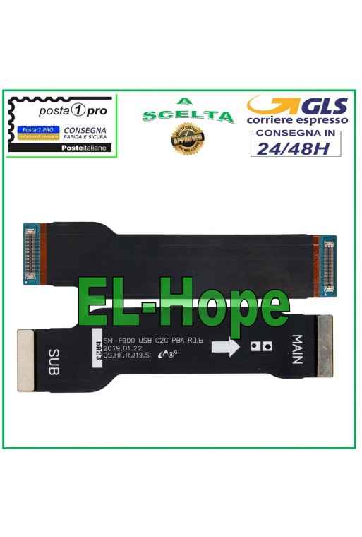 PLACA BASE CONEXIÓN FLEXIBLE PLANA BASE DE CARGA SAMSUNG GALAXY FOLD SM-F900 F