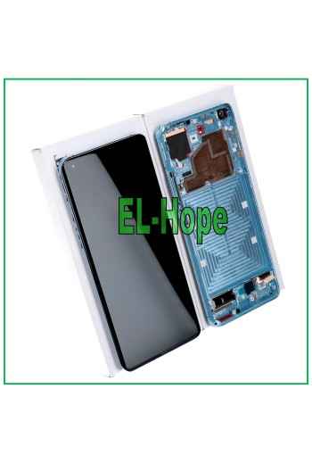 PANTALLA LCD ORIGINAL + MARCO XIAOMI MI 11 5G M2011K2G CRISTAL TÁCTIL AZUL