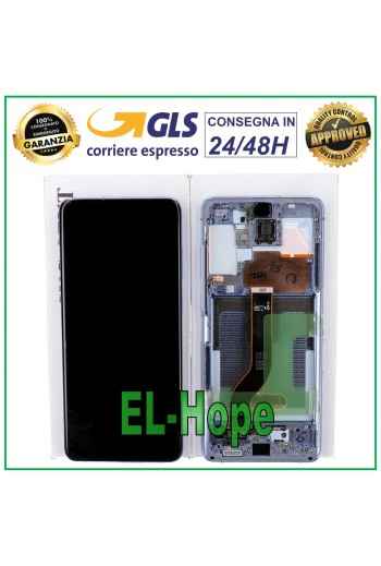 MARCO ORIGINAL PANTALLA LCD SAMSUNG GALAXY S20+ PLUS SM-G985 G986 TÁCTIL MORADO
