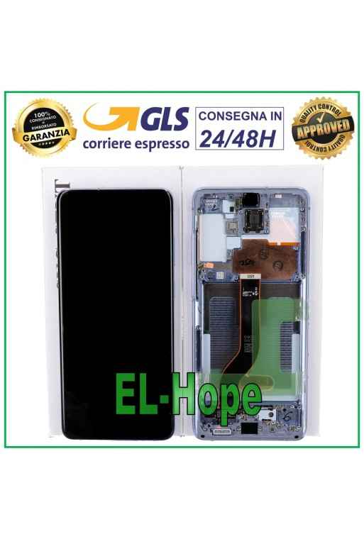 MARCO ORIGINAL PANTALLA LCD SAMSUNG GALAXY S20+ PLUS SM-G985 G986 TÁCTIL MORADO