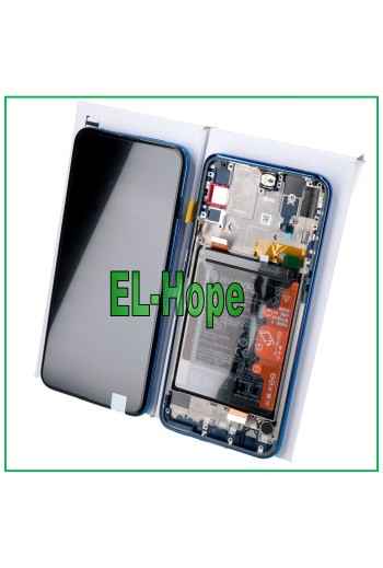 MARCO DE PANTALLA LCD ORIGINAL BATERÍA HUAWEI P SMART Z STK-LX1 LX2 L21 TÁCTIL AZUL