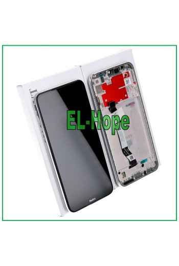 PANTALLA LCD + MARCO ORIGINAL XIAOMI REDMI NOTE 8T M1908C3XG PANTALLA TÁCTIL BLANCA