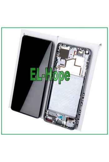 PANTALLA LCD ORIGINAL + MARCO XIAOMI MI 11 5G M2011K2G CRISTAL TÁCTIL NEGRO DESLUMBRANTE