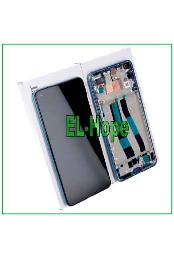 MARCO ORIGINAL PANTALLA LCD XIAOMI MI 11 LITE 4G 5G NE M2101K9AG CRISTAL TÁCTIL AZUL
