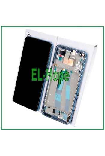 MARCO ORIGINAL PANTALLA LCD XIAOMI MI 11 LITE 4G 5G NE M2101K9AG CRISTAL TÁCTIL AZUL