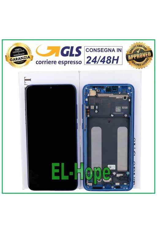 PANTALLA LCD ORIGINAL + MARCO XIAOMI MI 9 LITE M1904F3BG PANTALLA TÁCTIL CRISTAL AZUL