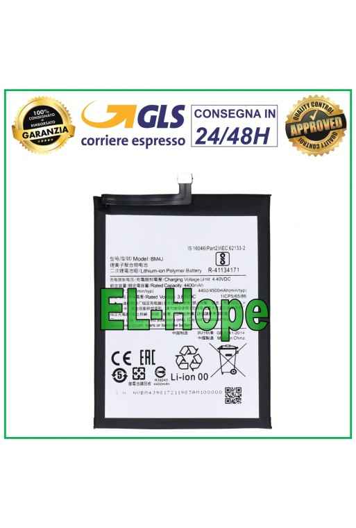 BATERIA BM4J PARA XIAOMI REDMI NOTE 8 PRO M1906G7G 4500 mAh IGUAL A LA ORIGINAL