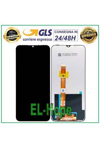 PANTALLA LCD PARA OPPO A15S CPH2179 PANTALLA TÁCTIL DE VIDRIO MONTADA NEGRA