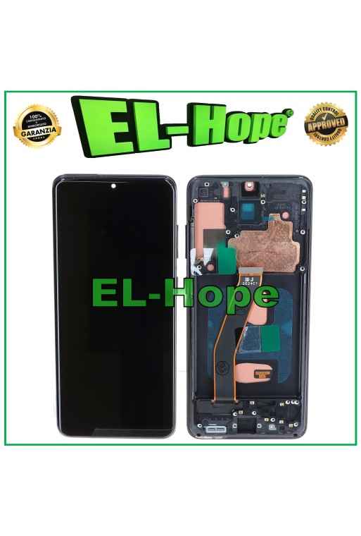 PANTALLA TFT LCD + MARCO PARA SAMSUNG GALAXY S20 SM-G980 G981 CRISTAL NEGRO TÁCTIL