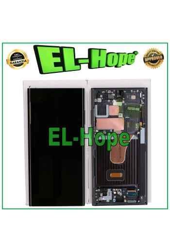 PANTALLA LCD ORIGINAL SERVICIO SAMSUNG GALAXY S23 ULTRA SM-S918 PANTALLA TÁCTIL NEGRA