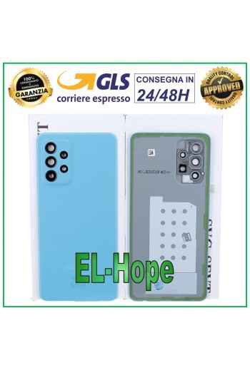 TAPA DE BATERÍA ORIGINAL SAMSUNG GALAXY A52 SM-A525 F TAPA TRASERA AZUL