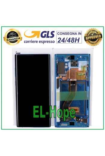 PANTALLA LCD ORIGINAL SAMSUNG GALAXY NOTE 10 PLUS SM N975 N976 PANTALLA TÁCTIL AZUL