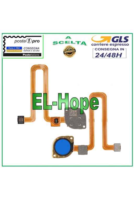 Botón Home Flex Plano Sensor Huellas XIAOMI Redmi 9C M2006C3MG Azul