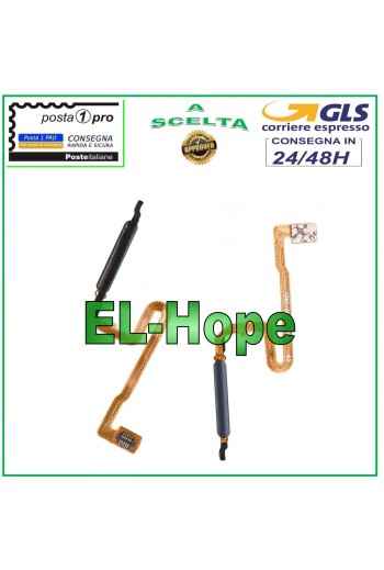 TECLA FLEXIBLE PLANA CON HUELLA DACTILAR PARA XIAOMI REDMI NOTE 10 PRO /10 pro MAX NEGRA