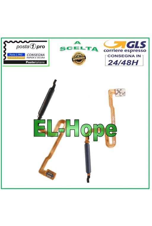 TECLA FLEXIBLE PLANA CON HUELLA DACTILAR PARA XIAOMI REDMI NOTE 10 PRO /10 pro MAX NEGRA