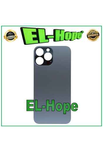 CUBIERTA TRASERA DE BATERÍA DE CRISTAL PARA IPHONE 13 PRO MAX BIG HOLE GRAPHITE