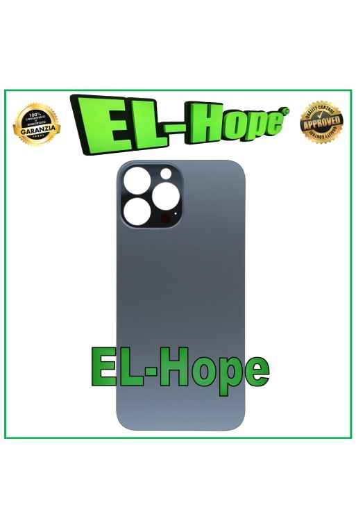 CUBIERTA TRASERA DE BATERÍA DE CRISTAL PARA IPHONE 13 PRO MAX BIG HOLE GRAPHITE