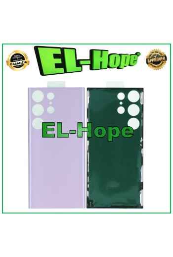 TAPA DE BATERÍA PARA SAMSUNG GALAXY S23 ULTRA SM-S918 CUERPO TRASERO LAVANDA