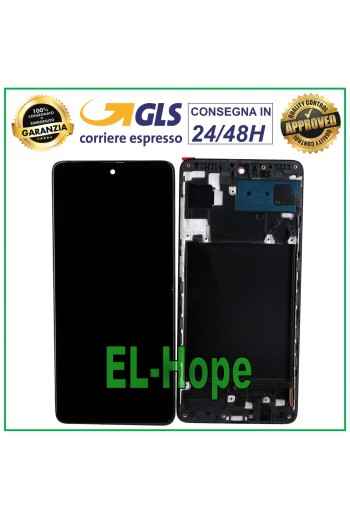 PANTALLA TFT LCD + MARCO PARA SAMSUNG GALAXY A71 SM A715 A715F PANTALLA TÁCTIL CRISTAL