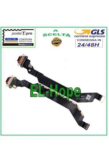 Conector de carga USB plano flexible para OnePlus 6 A6000 A6003 Base de carga tipo C