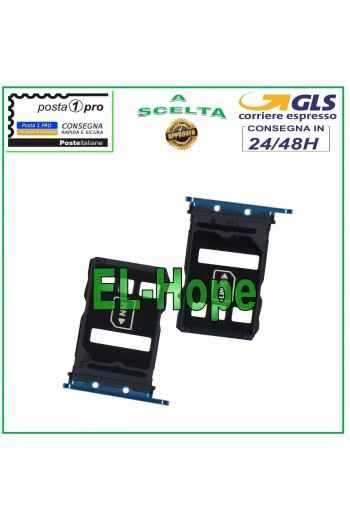 LECTOR DE RANURA PARA CARTUCHO DE TARJETA NANO SIM PARA HUAWEI P40 ANA-LX9 LX4 NX9 AZUL