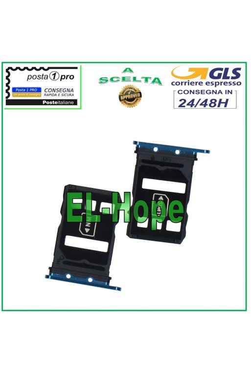 LECTOR DE RANURA PARA CARTUCHO DE TARJETA NANO SIM PARA HUAWEI P40 ANA-LX9 LX4 NX9 AZUL
