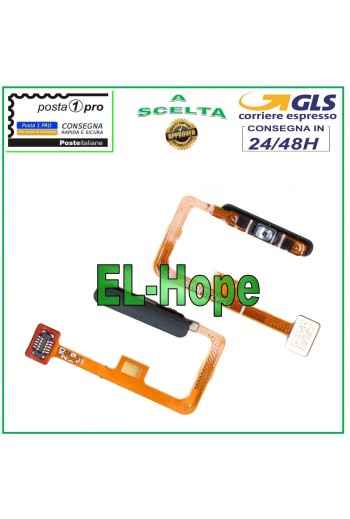 TECLA DE ENCENDIDO FLEXIBLE PLANA HUELLA DACTILAR XIAOMI MI 11 LITE NEGRO