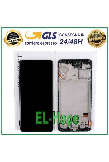 PANTALLA LCD ORIGINAL + MARCO SAMSUNG GALAXY M31S SM M317 F/FN PANTALLA TÁCTIL NEGRA