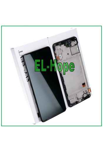 PANTALLA LCD ORIGINAL + MARCO SAMSUNG GALAXY M31S SM M317 F/FN PANTALLA TÁCTIL NEGRA