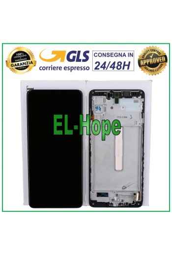 PANTALLA LCD TÁCTIL ORIGINAL SAMSUNG GALAXY M52S 5G 2021 SM M526 M526B MARCO NEGRO