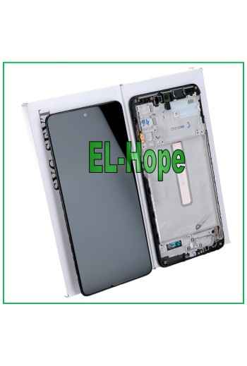 PANTALLA LCD TÁCTIL ORIGINAL SAMSUNG GALAXY M52S 5G 2021 SM M526 M526B MARCO NEGRO
