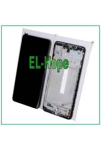 PANTALLA LCD TÁCTIL ORIGINAL SAMSUNG GALAXY M52S 5G 2021 SM M526 M526B MARCO NEGRO