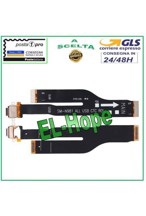 PLACA BASE DE CONEXIÓN PLANA PARA CARGA SAMSUNG GALAXY NOTE 20 5G SM-N981