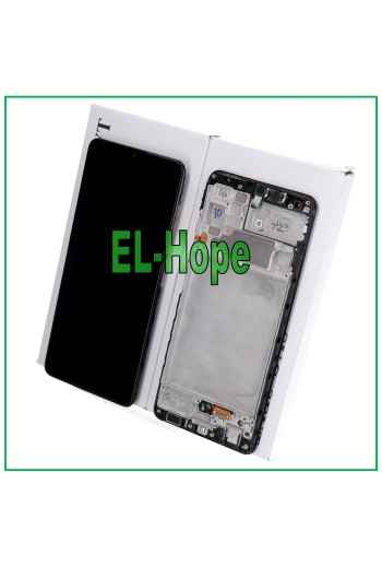 MARCO ORIGINAL PANTALLA LCD SAMSUNG GALAXY A32 4G SM-A325 F/FN PANTALLA TÁCTIL NEGRO