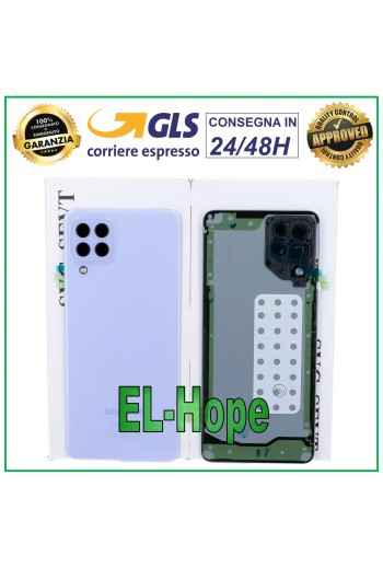 TAPA DE BATERÍA ORIGINAL SAMSUNG GALAXY A22 SM-A225 F TAPA TRASERA MORADA