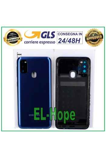 TAPA DE BATERÍA ORIGINAL SAMSUNG GALAXY M21 SM-M215F TAPA TRASERA AZUL