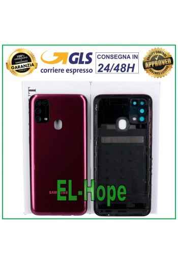 TAPA DE BATERÍA ORIGINAL SAMSUNG GALAXY M31 SM-M315F TAPA TRASERA ROJA