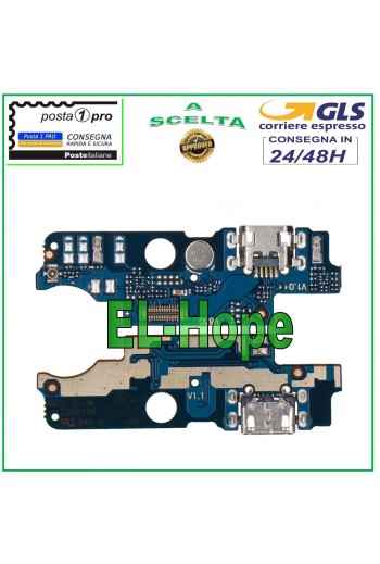 CONECTOR DE CARGA WIKO VIEW 4 LITE W-V730 + BASE DE MICRÓFONO CARGA MICRO USB