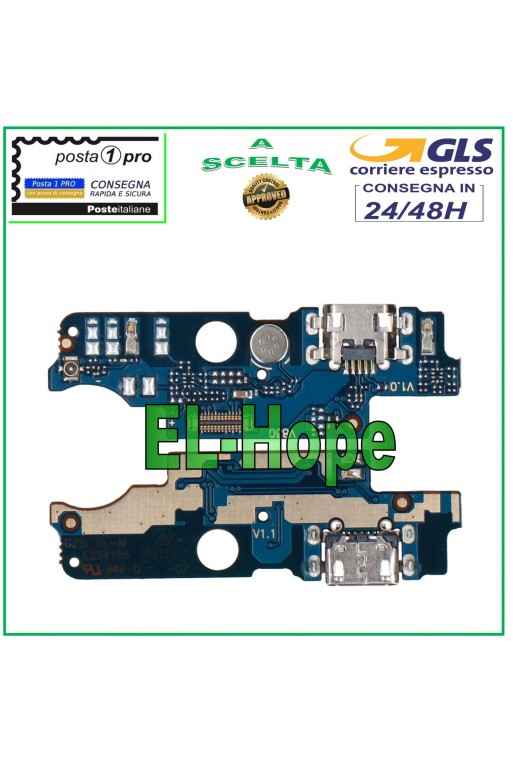 CONECTOR DE CARGA WIKO VIEW 4 LITE W-V730 + BASE DE MICRÓFONO CARGA MICRO USB