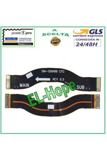 Base de carga para placa base con conexión plana flexible para Samsung Galaxy S21 Ultra SM-G998