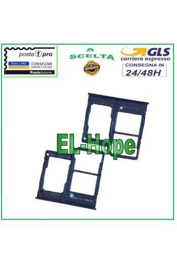 CARRITO DE RANURA COMPARTIMENTO PARA TARJETA SIM LECTOR MICRO SD SAMSUNG GALAXY A20E SM A202F AZUL