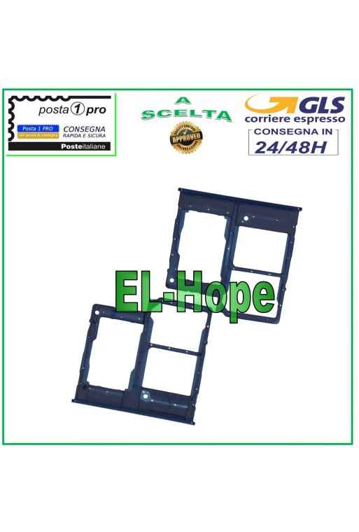 CARRITO DE RANURA COMPARTIMENTO PARA TARJETA SIM LECTOR MICRO SD SAMSUNG GALAXY A20E SM A202F AZUL