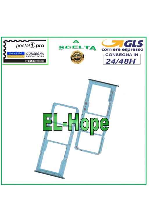 CARRITO DE RANURA COMPARTIMENTO PARA TARJETA SIM LECTOR MICRO SD SAMSUNG GALAXY A51 SM A515F AZUL