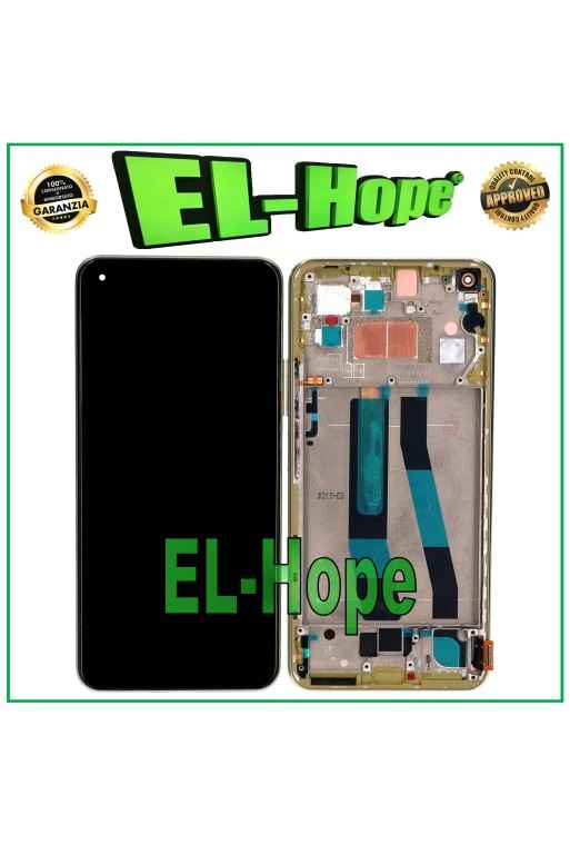 PANTALLA LCD OLED + MARCO PARA XIAOMI MI 11 LITE 4G 5G NE M2101K9AG TÁCTIL AMARILLO