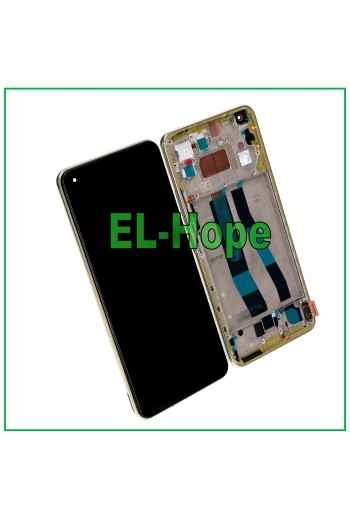 PANTALLA LCD OLED + MARCO PARA XIAOMI MI 11 LITE 4G 5G NE M2101K9AG TÁCTIL AMARILLO